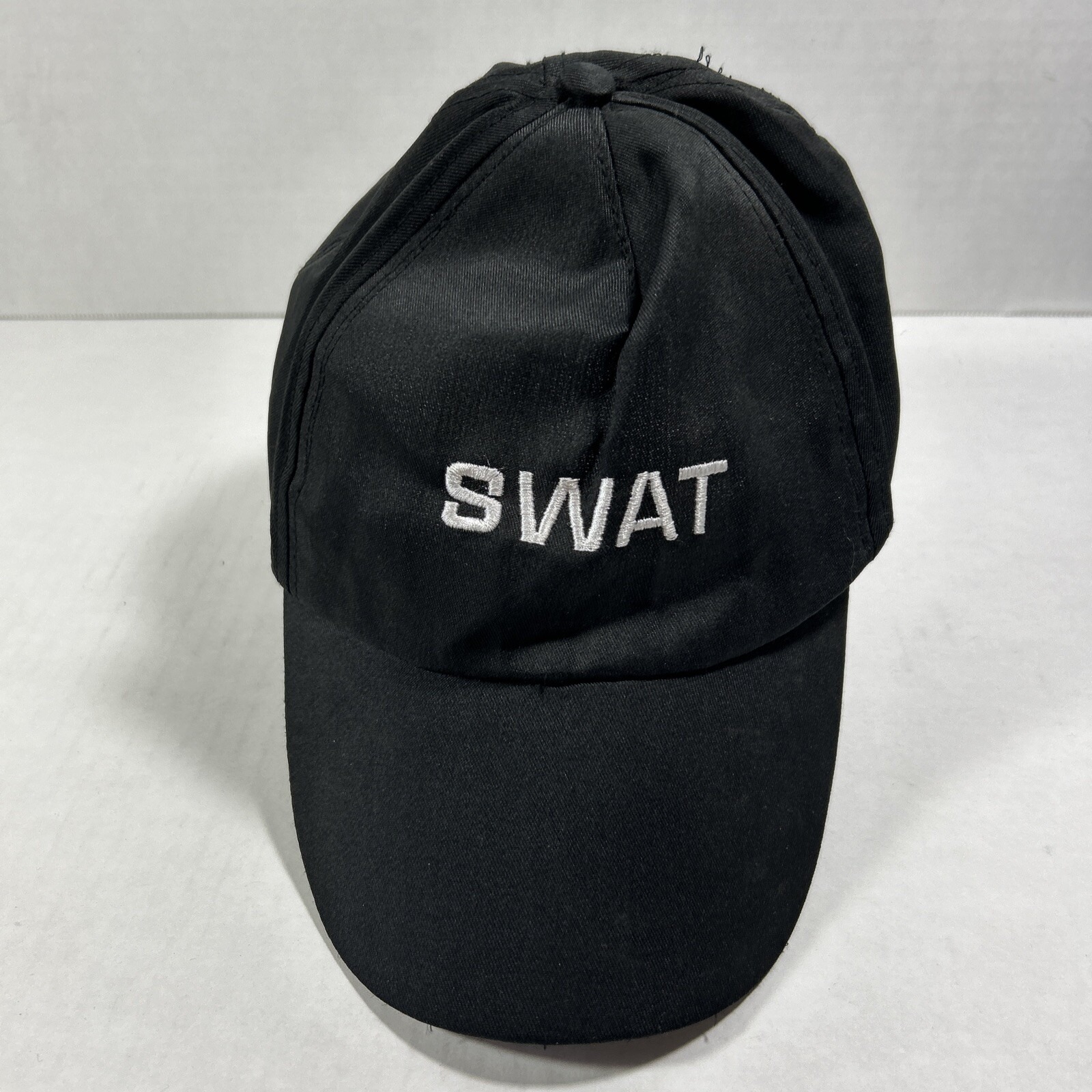 Swat Black Snapback Hat Cap